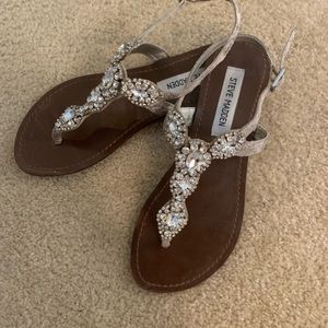 Steve Madden rhinestone  sandals